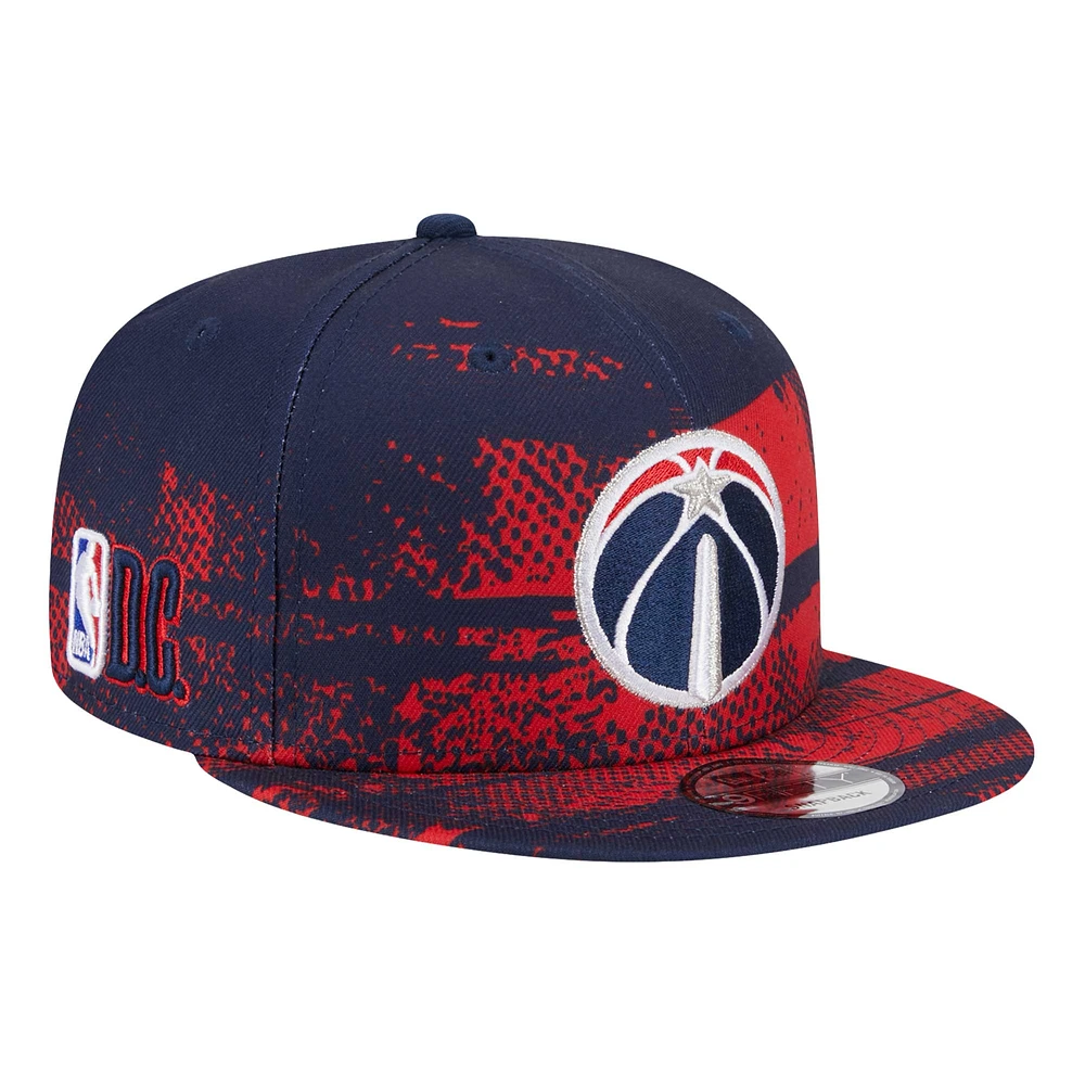 Men's New Era Navy Washington Wizards Tip-Off 9FIFTY Snapback Hat