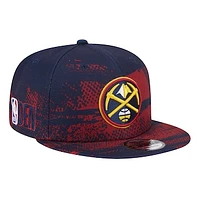 Men's New Era Navy Denver Nuggets Tip-Off 9FIFTY Snapback Hat