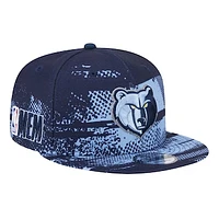 Men's New Era Navy Memphis Grizzlies Tip-Off 9FIFTY Snapback Hat