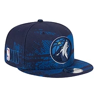 Men's New Era Navy Minnesota Timberwolves Tip-Off 9FIFTY Snapback Hat