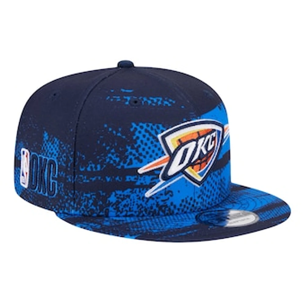 Men's New Era Blue Oklahoma City Thunder Tip-Off 9FIFTY Snapback Hat