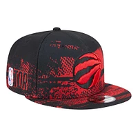 Men's New Era Black Toronto Raptors Tip-Off 9FIFTY Snapback Hat