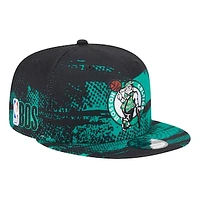 Men's New Era Black Boston Celtics Tip-Off 9FIFTY Snapback Hat