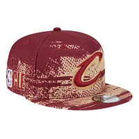 Men's New Era Wine Cleveland Cavaliers Tip-Off 9FIFTY Snapback Hat