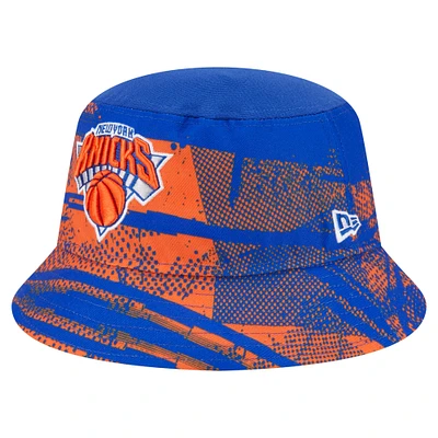 Men's New Era  Blue/Orange York Knicks Tip-Off Bucket Hat