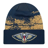 Men's New Era  Navy New Orleans Pelicans Tip-Off Cuffed Knit Hat