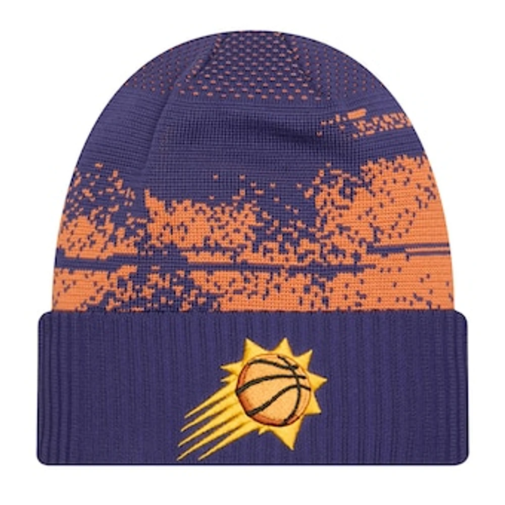 Men's New Era  Purple Phoenix Suns Tip-Off Cuffed Knit Hat