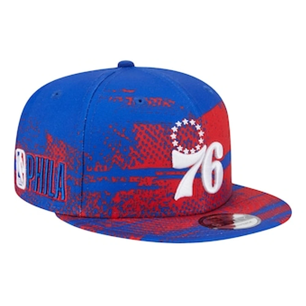 Youth New Era  Royal Philadelphia 76ers Tip-Off 9FIFTY Snapback Hat