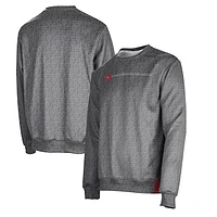 Men's ProSphere Heather Gray Boston University School of Hospitality Administration Crewneck Pullover Sweatshirt