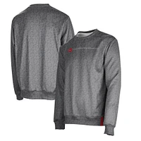 Men's ProSphere Heather Gray Boston University School of Hospitality Administration Crewneck Pullover Sweatshirt
