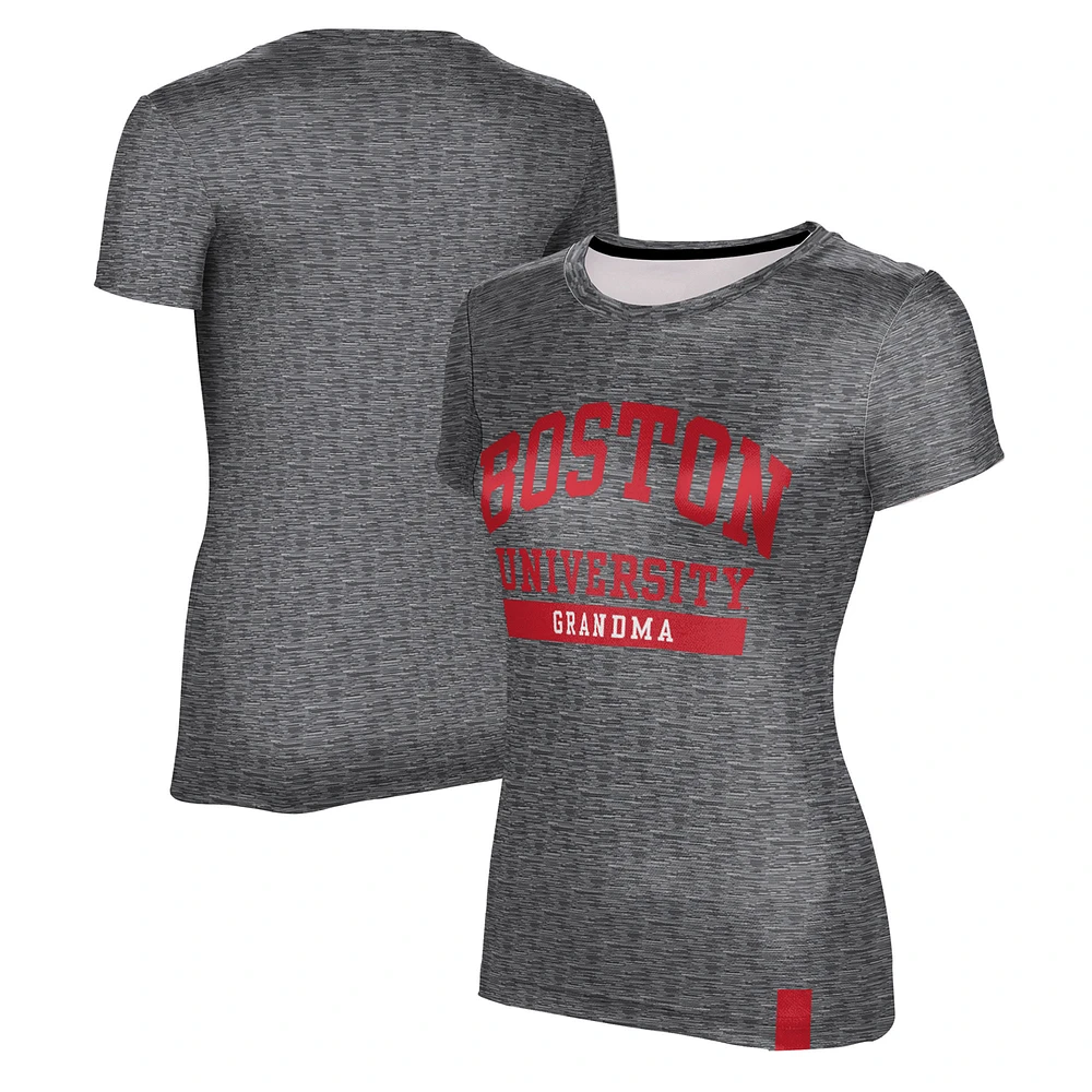 Women's ProSphere Heather Gray Boston University Grandma T-Shirt