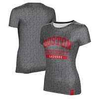 Women's ProSphere Heather Gray Boston University Lacrosse T-Shirt