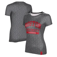 Women's ProSphere Heather Gray Boston University Lacrosse T-Shirt