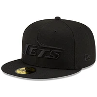 Men's New Era Black York Jets On 59FIFTY Fitted Hat