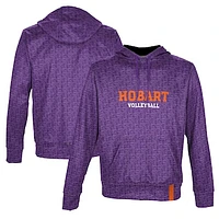 Men's ProSphere  Purple Hobart & William Smith Colleges Volleyball Pullover Hoodie