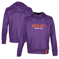 Men's ProSphere  Purple Hobart & William Smith Colleges Volleyball Pullover Hoodie