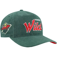 Men's '47  Green Minnesota Wild Crosstown Corduroy Hitch Adjustable Hat