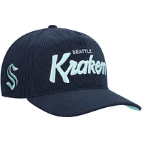 Men's '47  Navy Seattle Kraken Crosstown Corduroy Hitch Adjustable Hat