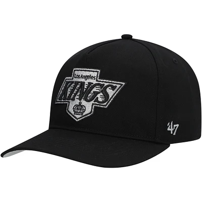 Men's '47 Black Los Angeles Kings Primary Hitch Adjustable Hat