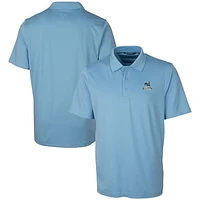 Men's Cutter & Buck  Light Blue Citadel Bulldogs Vault Forge Stretch Polo