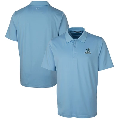 Men's Cutter & Buck  Light Blue Citadel Bulldogs Vault Forge Stretch Polo