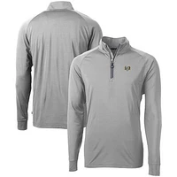Men's Cutter & Buck Carolina North Carolina Tar Heels Vault Adapt Eco Knit Stretch Recycled DryTec Quarter-Zip Top