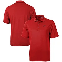Men's Cutter & Buck SMU Mustangs Vault DryTec Virtue Eco Pique Recycled Polo