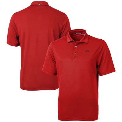 Men's Cutter & Buck SMU Mustangs Vault DryTec Virtue Eco Pique Recycled Polo