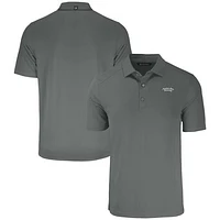 Men's Cutter & Buck  Gray Montana State Bobcats Vault Forge Eco Stretch Recycled Polo