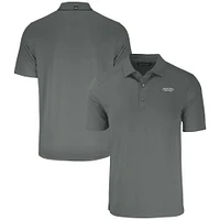 Men's Cutter & Buck  Gray Montana State Bobcats Vault Forge Eco Stretch Recycled Polo