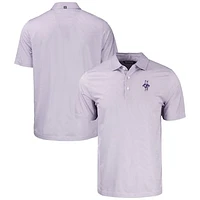 Men's Cutter & Buck Kansas State Wildcats Vault Pike Eco Symmetry Print Stretch Recycled Polo