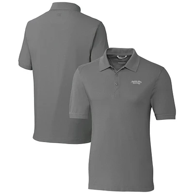Men's Cutter & Buck  Gray Montana State Bobcats Advantage Tri-Blend DryTec Pique Polo