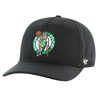 Men's '47 Black Boston Celtics Core Logo Hitch Adjustable Hat