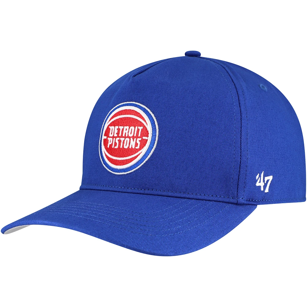 Men's '47 Blue Detroit Pistons Core Logo Hitch Adjustable Hat