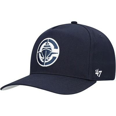 Men's '47 Navy LA Clippers Core Logo Hitch Adjustable Hat