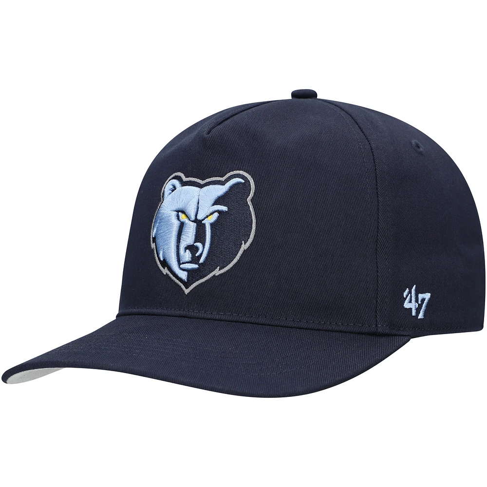 Men's '47 Navy Memphis Grizzlies Core Logo Hitch Adjustable Hat