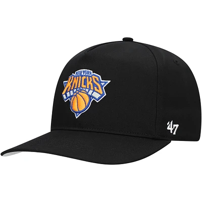 Men's '47 Black New York Knicks Core Logo Hitch Adjustable Hat