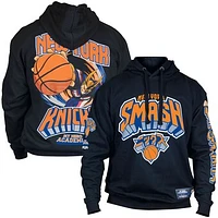 Unisex Hyperfly  Black New York Knicks NBA x My Hero Academia All Might Smash Pullover Hoodie