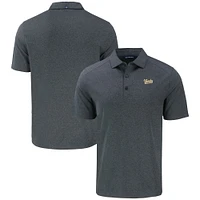 Men's Cutter & Buck  Heather Black Vanderbilt Commodores Vault Forge Eco Stretch Recycled Polo