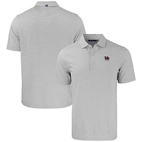 Men's Cutter & Buck /White South Carolina Gamecocks Forge Eco Double Stripe Stretch Recycled Tri-Blend Polo