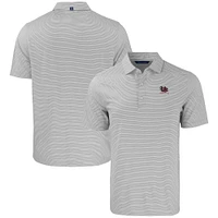 Men's Cutter & Buck /White South Carolina Gamecocks Forge Eco Double Stripe Stretch Recycled Tri-Blend Polo