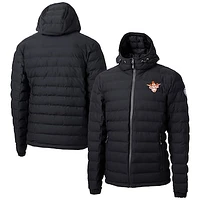 Men's Cutter & Buck  Black Texas Longhorns Vault Mission Ridge Repreve Eco Insulated Puffer Full-Zip Jacket