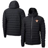 Men's Cutter & Buck  Black Texas Longhorns Vault Mission Ridge Repreve Eco Insulated Puffer Full-Zip Jacket