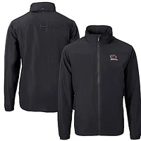 Men's Cutter & Buck  Black South Carolina Gamecocks Vault Charter Eco Recycled Full-Zip Jacket