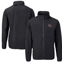 Men's Cutter & Buck  Black South Carolina Gamecocks Vault Charter Eco Recycled Full-Zip Jacket
