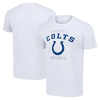 Men's Starter White Indianapolis Colts Logo T-Shirt