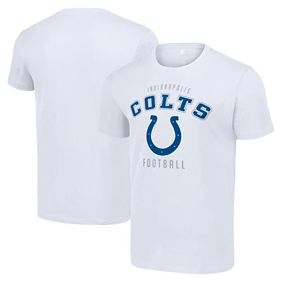 Men's Starter White Indianapolis Colts Logo T-Shirt