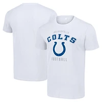 Men's Starter White Indianapolis Colts Logo T-Shirt