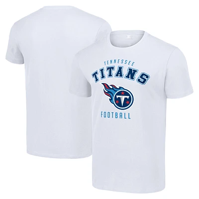 Men's Starter White Tennessee Titans Logo T-Shirt