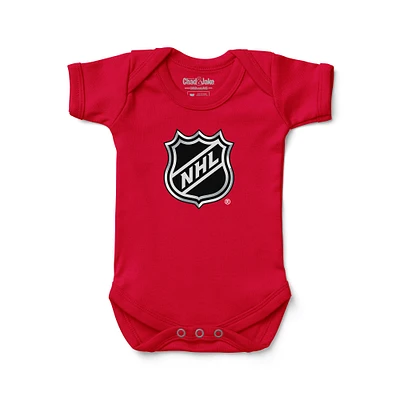 Newborn & Infant Chad Jake Red NHL Logo Bodysuit